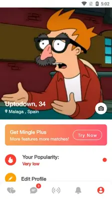 Mingle2 android App screenshot 6